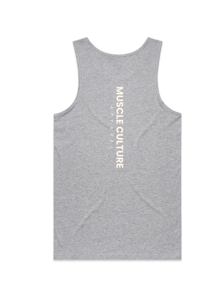 Grey mens lowdown singlet